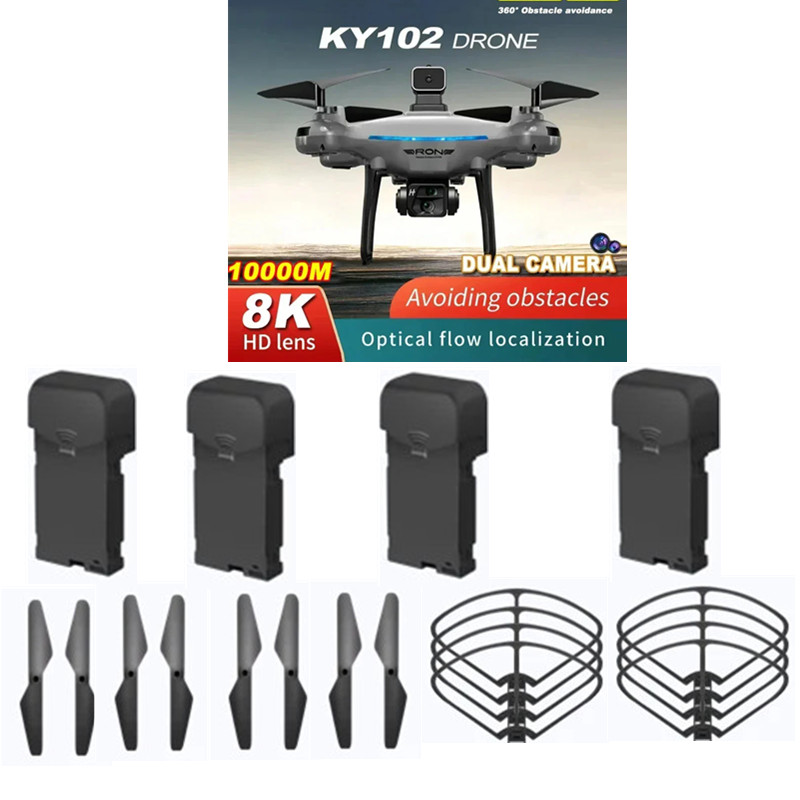 Drone Ky102 Rc - Аккумулятор и пропеллеры для дрона KY102,