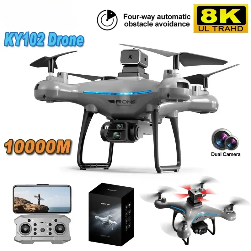 Drone Ky102 Rc - KY102 Дрон 8K Профессиональная HD двойная