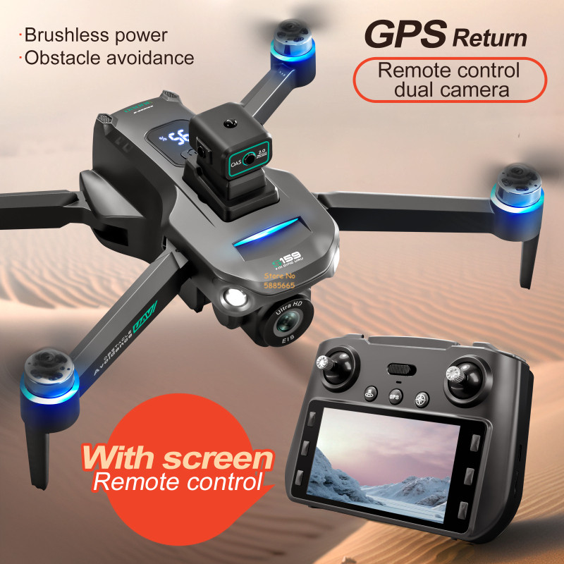 Drone Rc Gps - Двойная камера 8K, 5G, WIFI, FPV,