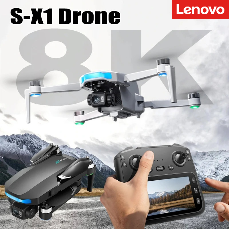 Drone X1 Rc - Дрон Lenovo S-X1 8K HD профессиональный,
