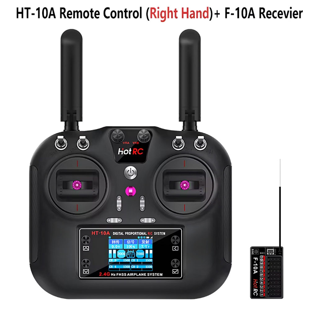 Rc Motor Drone - Радиопередатчик Hotrc HT-10A 2.4G 10-канальный с