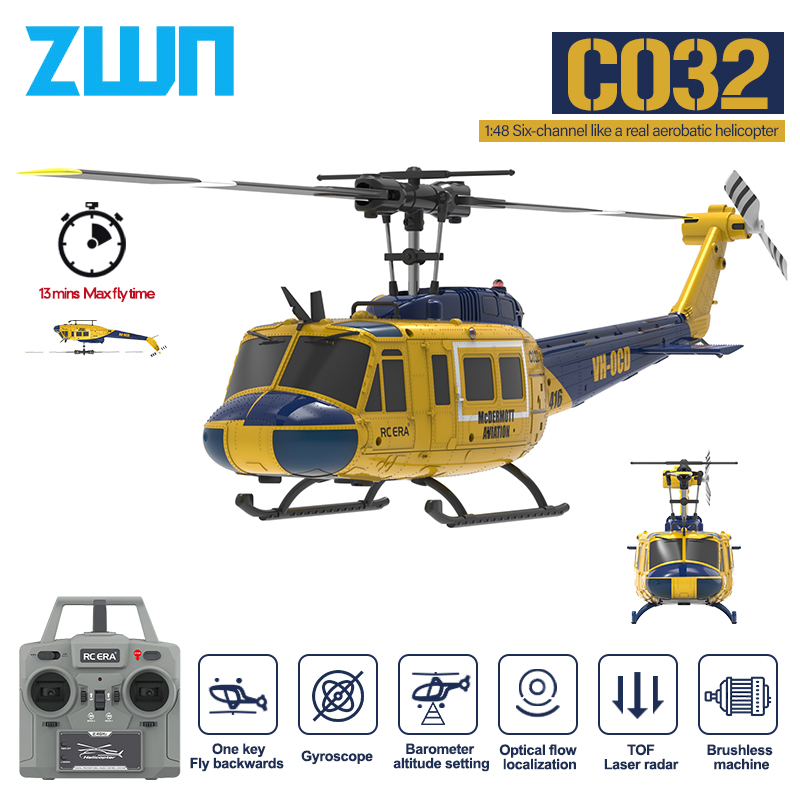 Drone Shahed Rc - C032 RC Вертолет 2,4G 6-Aixs Гироскоп