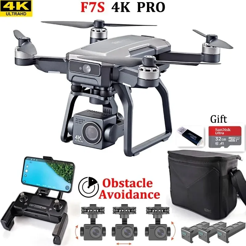 Drone Rc Gps - SJRC F7s 4K PRO Дрон 4K