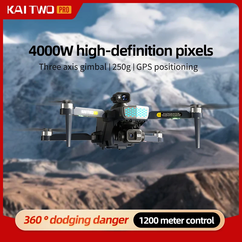 Drone Two Rc Way - Дрон-Квадрокоптер KAI TWO Pro 4K HD