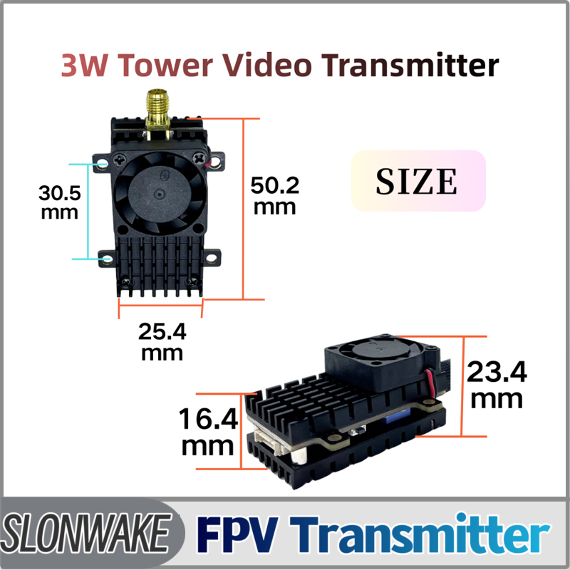 Drone Rc1 - SLONWAKE 5,8G 3000 МВт Модуль передачи