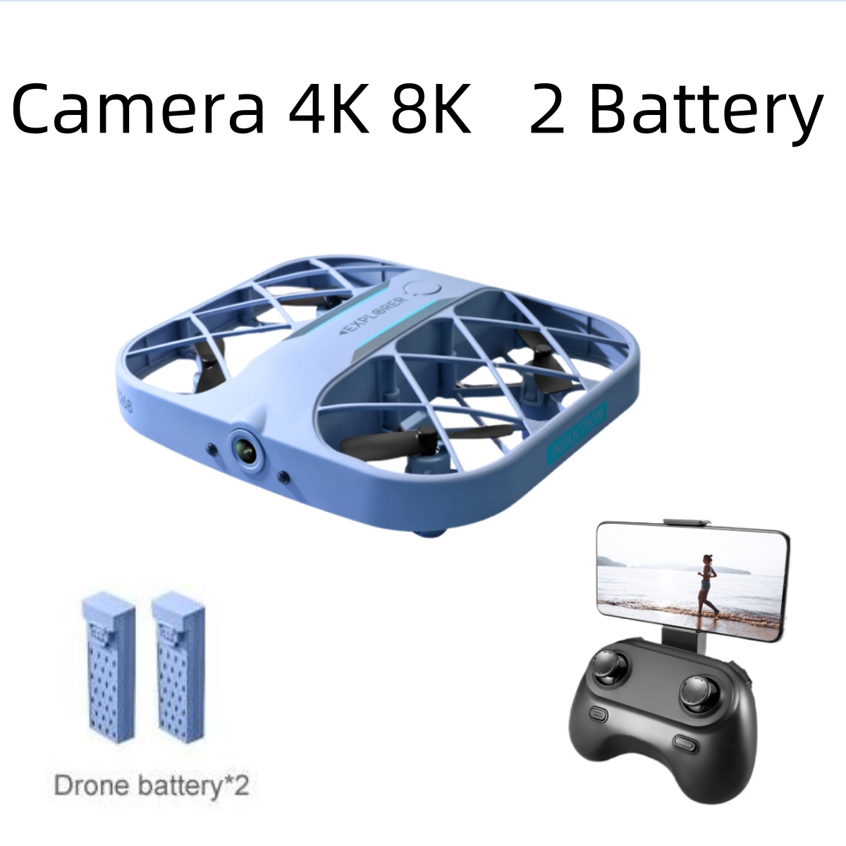 Drone Ae Rc - JJRC H107 FPV RC Дрон с
