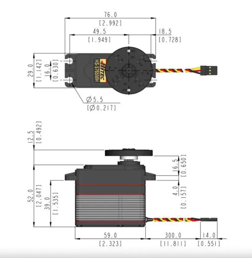 HS-5765MH Высоковольтный прогр – обзор и цена Rc Transmitter