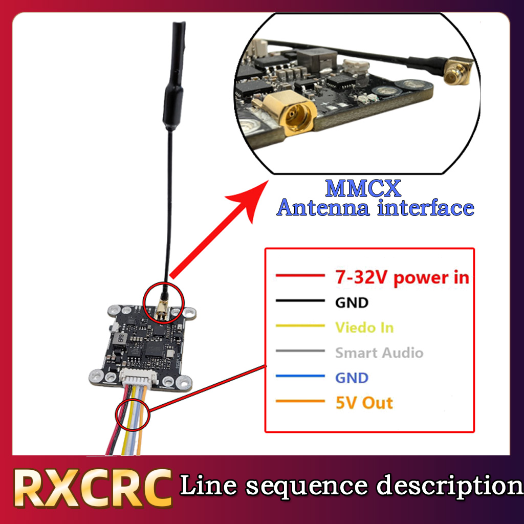 RXCRC 5,8G модуль 48 каналов 1 – обзор и цена Drone Rc1