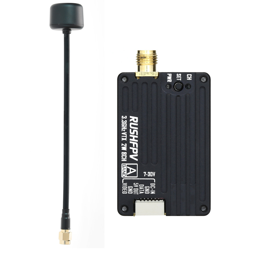 RUSHFPV 3.3G 2W VTX Передатчик – обзор и цена Rc Transmitter Drone