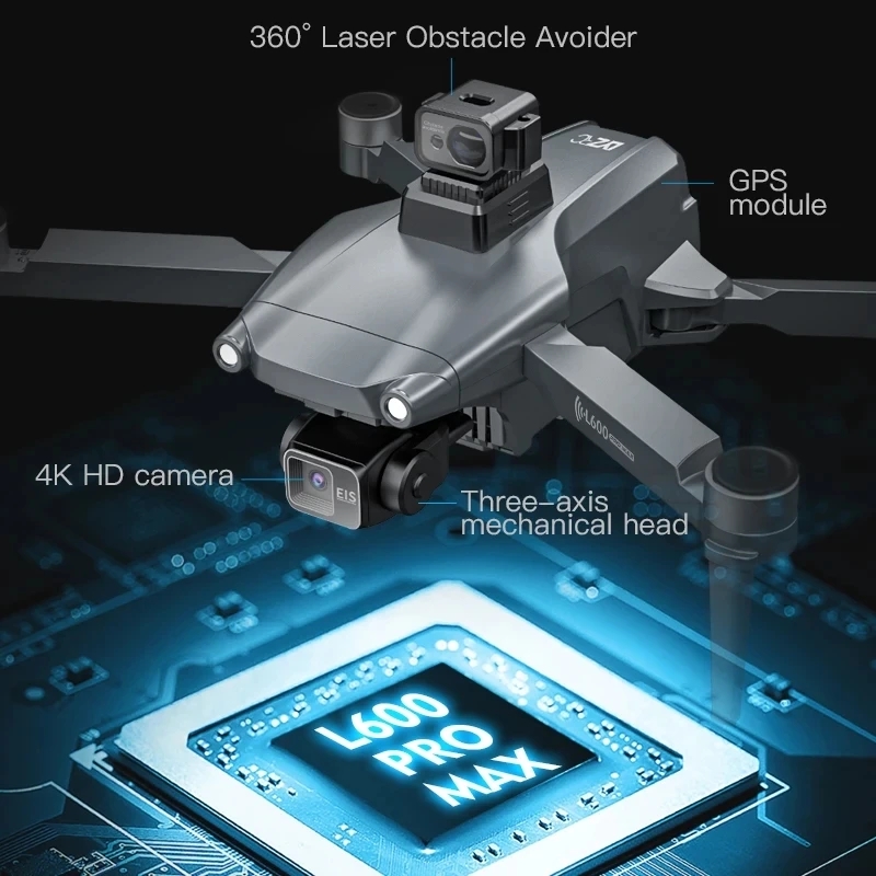 L600 PRO MAX GPS Дрон Професси – обзор и цена Drone Rc Gps