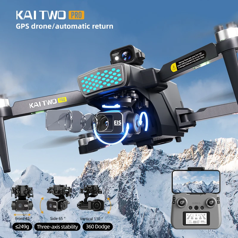Дрон-Квадрокоптер KAI TWO Pro  – обзор и цена Drone Two Rc Way