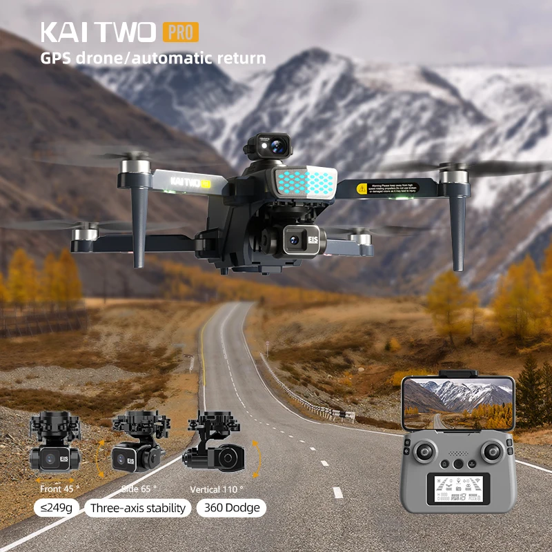 Дрон-Квадрокоптер KAI TWO Pro  – обзор и цена Drone Two Rc Way