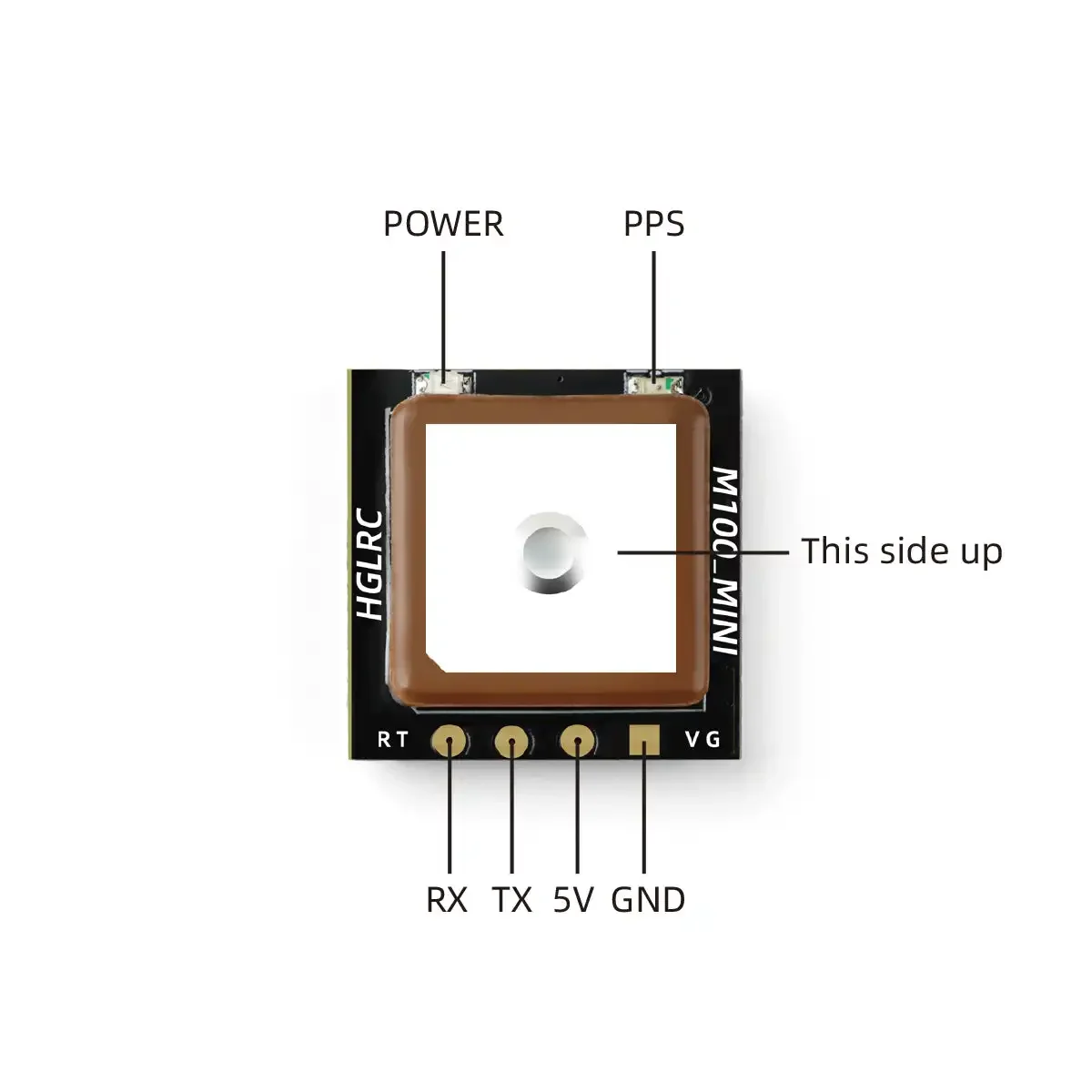 Модуль GPS HGLRC M100 MINI M10 – обзор и цена Drone Rc Gps
